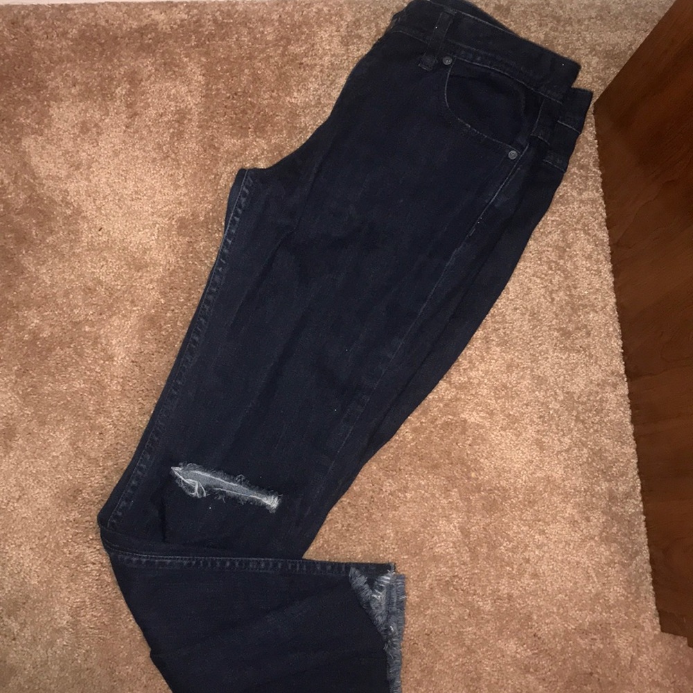 Free People Crop Denim
